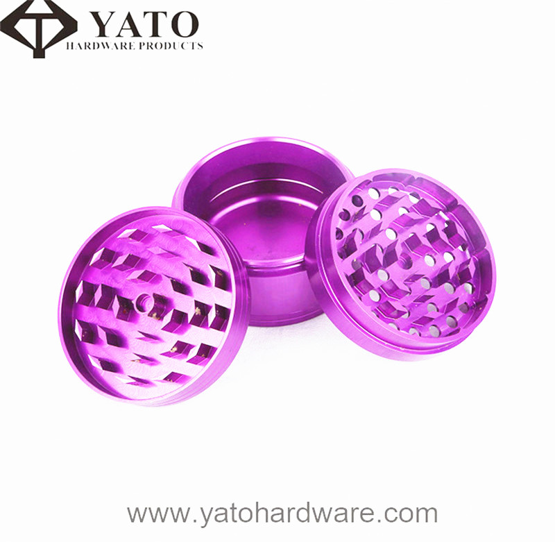 CNC Machined Purple Anodized Aluminum Parts